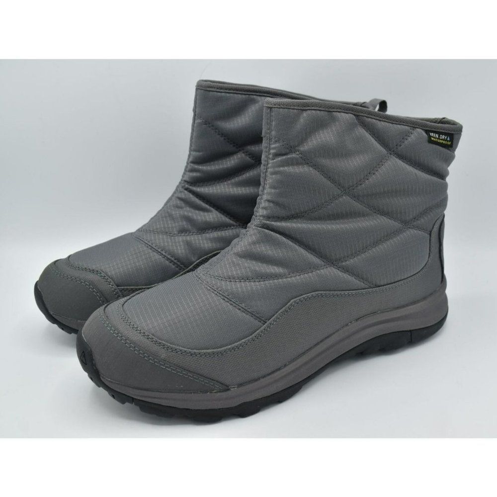 Keen Womens Size 10.5 Terradora II Ankle Pewter Pull On Waterproof Winter Boots